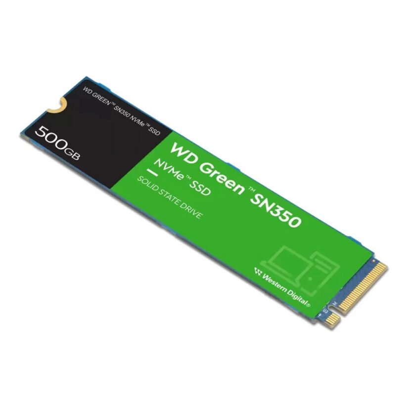 Ssd 500gb M.2 Wd Green Sn350 2280 Nvme Pcie Gen 3.0 Wds500g2g0c Velocidade De Leitura 2400mb/s